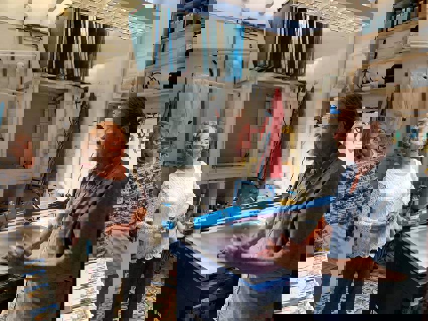 Kunstgruppen besøkte Benno Treiber i Pinso